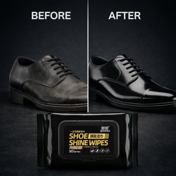 Premium Shoe Cleaning Wet Wipes – Instant Sneaker Cleaner (80 Wipes Pack)