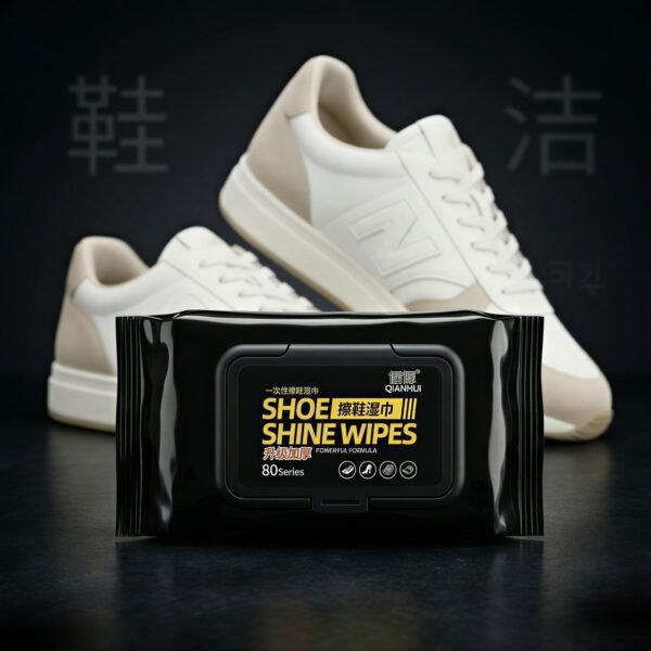 Premium Shoe Cleaning Wet Wipes – Instant Sneaker Cleaner (80 Wipes Pack)