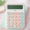 Creative Colorful Candy-Colored Calculator – Cute Pastel Desktop Calculator with Big Buttons (CT-55C) | Dealgen